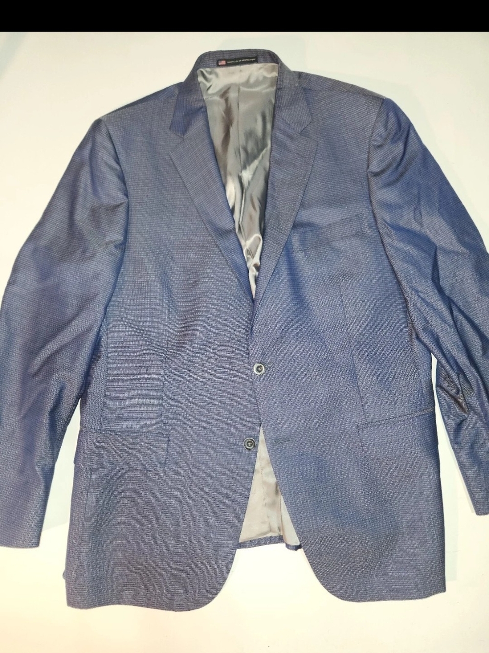 Hart Schaffner Marx Men's Textured Navy Sport Coat